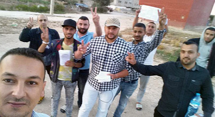 ابتدائية الناظور تقرر متابعة ناشط حراك العروي "فؤاد كوجيلي" في حالة اعتقال ابتدائية الناظور تقرر متابعة ناشط حراك العروي "فؤاد كوجيلي" في حالة اعتقال