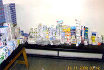 حجز حوالي 2000 علبة مستحضرات صيدلية وطبية بوجدة حجز حوالي 2000 علبة مستحضرات صيدلية وطبية بوجدة