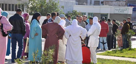 إستنكارعارم لعائلة سيدة لفظت أنفاسها الأخيرة بالمستشفى الحسني بالناظور إستنكارعارم لعائلة سيدة لفظت أنفاسها الأخيرة بالمستشفى الحسني بالناظور