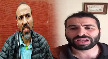 المحامي أغناج بعد تخابره مع معتقلي الحراك: نبيل احمجيق ومحمد جلول شاحبين نحيفين بشكل مخيف المحامي أغناج بعد تخابره مع معتقلي الحراك: نبيل احمجيق ومحمد جلول شاحبين نحيفين بشكل مخيف