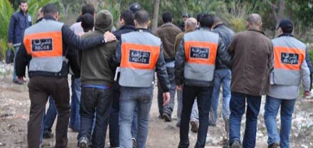 إعادة تمثيل جريمة فضاء فندق الريف بالناظور وسط حراسة أمنية مشددة إعادة تمثيل جريمة فضاء فندق الريف بالناظور وسط حراسة أمنية مشددة