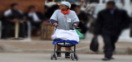 مليكة لمسيح في جولة رفقة الرضيع المتخلى عنه لديها مليكة لمسيح في جولة رفقة الرضيع المتخلى عنه لديها