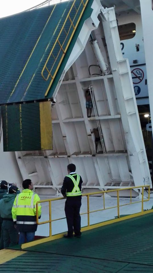 بالصور.. الحرس المدني الاسباني يحبط محاولة هجرة شابين وسط تجاويف باخرة تربط مليلية بموتريل بالصور.. الحرس المدني الاسباني يحبط محاولة هجرة شابين وسط تجاويف باخرة تربط مليلية بموتريل