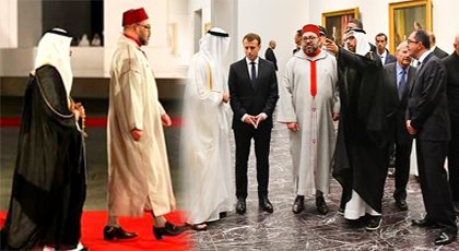 بالصور والفيديو: الملك يشارك في تدشين متحف اللوفر بأبوطبي وهذا ما قدمه لإدارة المتحف من هدايا بالصور والفيديو: الملك يشارك في تدشين متحف اللوفر بأبوطبي وهذا ما قدمه لإدارة المتحف من هدايا