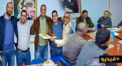 أسرة المكتب الوطني للكهرباء والماء الصالح للشرب قطاع الماء بالناظور تنظم حفل توديع للسيد سعيد ايجاب أسرة المكتب الوطني للكهرباء والماء الصالح للشرب قطاع الماء بالناظور تنظم حفل توديع للسيد سعيد ايجاب