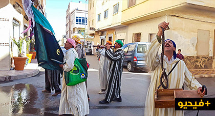 عودة عيساوة إلى شوارع الناظور إحتفالا بعيد المولد النبوي