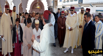 عامل إقليم الدريوش يتقدم جموع المصلين بالمسجد الأعظم لأداء صلاة الاستسقاء طلبا للغيث