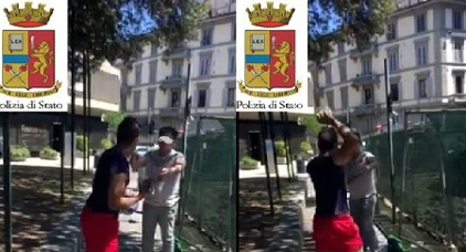 اعتقال عشريني مغربي "شرمل" مهاجرا صينيا وسط ساحة عمومية بايطاليا اعتقال عشريني مغربي "شرمل" مهاجرا صينيا وسط ساحة عمومية بايطاليا