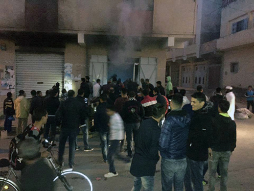 حي سكني بالعروي ينجو من الكارثة و المواطنون يحملون المسؤولية لمصالح الجماعة والوقاية المدنية 