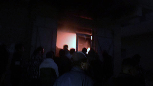 حي سكني بالعروي ينجو من الكارثة و المواطنون يحملون المسؤولية لمصالح الجماعة والوقاية المدنية 