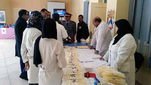 مشاركة حوالي 160 متبرع في حملة التبرع بالدم باركـمان 