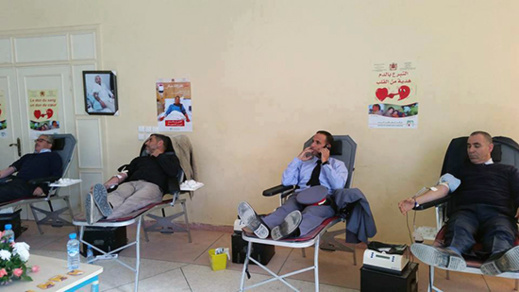 مشاركة حوالي 160 متبرع في حملة التبرع بالدم باركـمان مشاركة حوالي 160 متبرع في حملة التبرع بالدم باركـمان