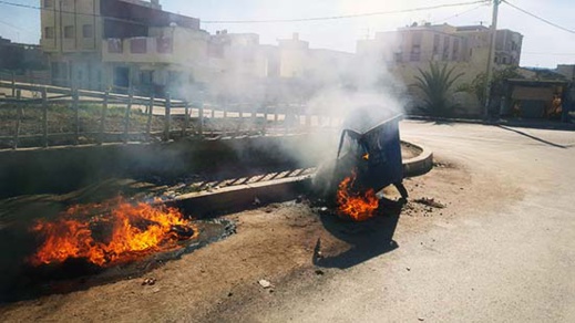 مجهولون يحرقون حاويات الأزبال بالناظور ومواطنون ينددون 