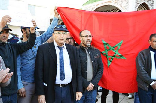 ساكنة الناظور تتضامن مع الفلسطينيين وترفض القرار  الجائر للرئيس الأمريكي 