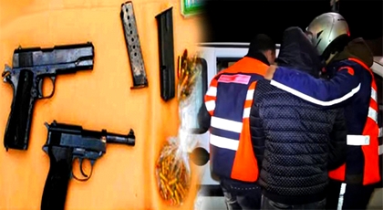 إعتقال مهاجر ينحدر من الدريوش بالخميسات وبحوزته سلاحين ناريين إعتقال مهاجر ينحدر من الدريوش بالخميسات وبحوزته سلاحين ناريين