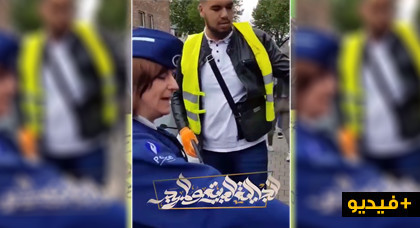 شاهدوا ما فعله مهاجر ببلجيكا  خيرته الشرطة بين جمع "بقايا سيجارته من الأرض" أو تغريمه 55 يورو