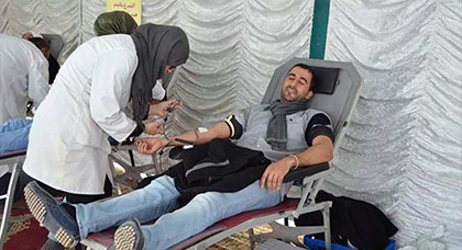 جمعويون من العروي يبصمون على حملة متميزة للتبرع بالدم عرفت مشاركة أزيد من 250 متبرع