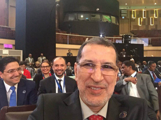 سليفي العثماني مع بوريطة والجولي بالقمة الافريقية يغزو الفايسبوك سليفي العثماني مع بوريطة والجولي بالقمة الافريقية يغزو الفايسبوك