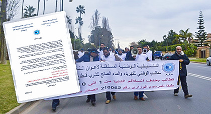 مستخدمو قطاع "الماء والكهرباء بالناظور" وزملاؤهم بباقي المدن يعتزمون خوض إضرابات وطنية لهذا السبب مستخدمو قطاع "الماء والكهرباء بالناظور" وزملاؤهم بباقي المدن يعتزمون خوض إضرابات وطنية لهذا السبب