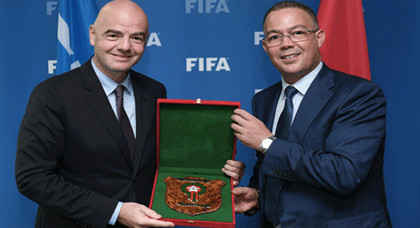 داروها بينا الفيفا.. إضافة شرط تعجيزي سيقصي ملف المغرب للرشح لكأس العالم داروها بينا الفيفا.. إضافة شرط تعجيزي سيقصي ملف المغرب للرشح لكأس العالم