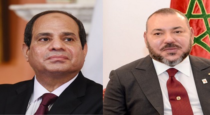 الملك يهنئ الرئيس المصري "السيسي" بمناسبة إعادة انتخابه رئيسا للجمهورية الملك يهنئ الرئيس المصري "السيسي" بمناسبة إعادة انتخابه رئيسا للجمهورية