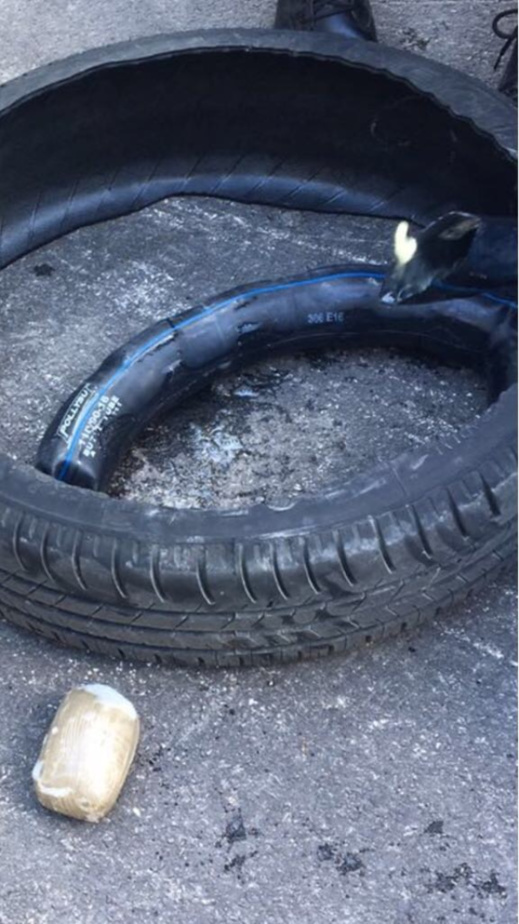 القبض على مواطن اسباني حاول تهريب 17.5 كلغ من الحشيش القبض على مواطن اسباني حاول تهريب 17.5 كلغ من الحشيش