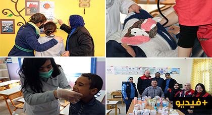 استفادة 350 تلميذا من حملة طبية نظمتها قافلة الخير في مدرسة البحتري بالناظور 