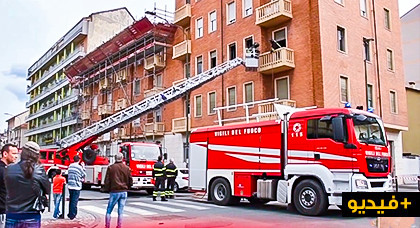 نجاة طفلين من الموت باعجوبة بعدما حاصرت النيران شقة كانا بها لوحدهما نجاة طفلين من الموت باعجوبة بعدما حاصرت النيران شقة كانا بها لوحدهما