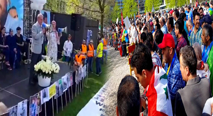 بحضور والدا الزفزافي.. ريفيو الشتات يجددون المطالبة بالسراح لمعتقلي الحراك في مسيرة حاشدة بهولندا