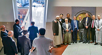 سفير المملكة المغربية ببلجيكا و ذوقية اللوكسمبورغ يقوم بزيارة تواصلية لمسجد عبد الله إبن مسعود ببروكسيل سفير المملكة المغربية ببلجيكا و ذوقية اللوكسمبورغ يقوم بزيارة تواصلية لمسجد عبد الله إبن مسعود ببروكسيل