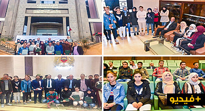 استقبال حار ومؤثر لتلاميذ وتلميذات الجمعية الخيرية الإسلامية بالناظور داخل مقر مجلس المستشارين بالرباط