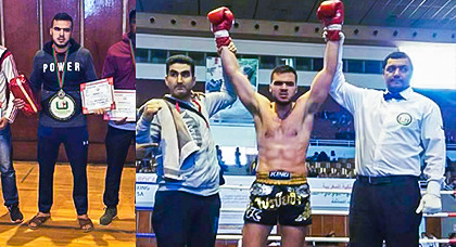 البطل الحسيمي "أسامة ديدوح" يتوج بحمل اللقب الوطني في بطولة المغرب للكيك بوكسينغ البطل الحسيمي "أسامة ديدوح" يتوج بحمل اللقب الوطني في بطولة المغرب للكيك بوكسينغ