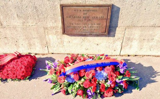 عمدة باريس تحيي ذكرى اغتيال المهاجر المغربي ابراهيم بوعرام عمدة باريس تحيي ذكرى اغتيال المهاجر المغربي ابراهيم بوعرام