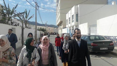 تلاميذ ثانوية الفيض التأهيلية بالناظور في زيارة دراسية للموقع الاخباري ناظورسيتي و دار التكافل الاجتماعي