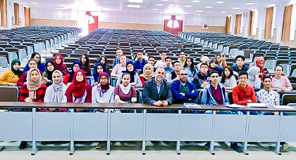ثانوية الناظور الجديدة التأهيلية تنظم زيارة علمية للكلية المتعددة التخصصات بسلوان