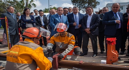 بالصور.. مدير مارتشيكا سعيد زارو يترأس الاحتفال بـ"أول لحام للسكة" بالرباط بالصور.. مدير مارتشيكا سعيد زارو يترأس الاحتفال بـ"أول لحام للسكة" بالرباط