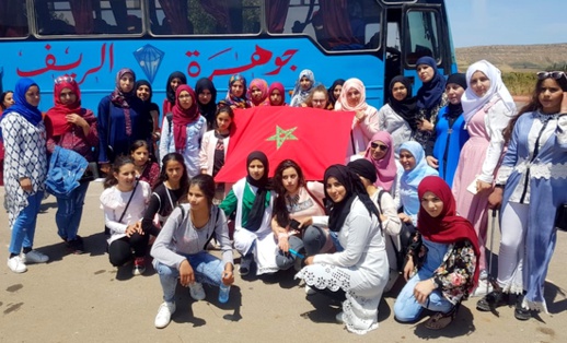 الجمعية الخيرية لدار الطالبة تفرسيت تنظم رحلة ترفيهية واستكشافية لنزيلتها إلى مناطق سياحية