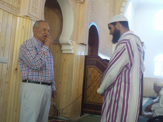 أبرشان يشارك في إفتتاح أكبر مسجد بجماعة إعزانن 
