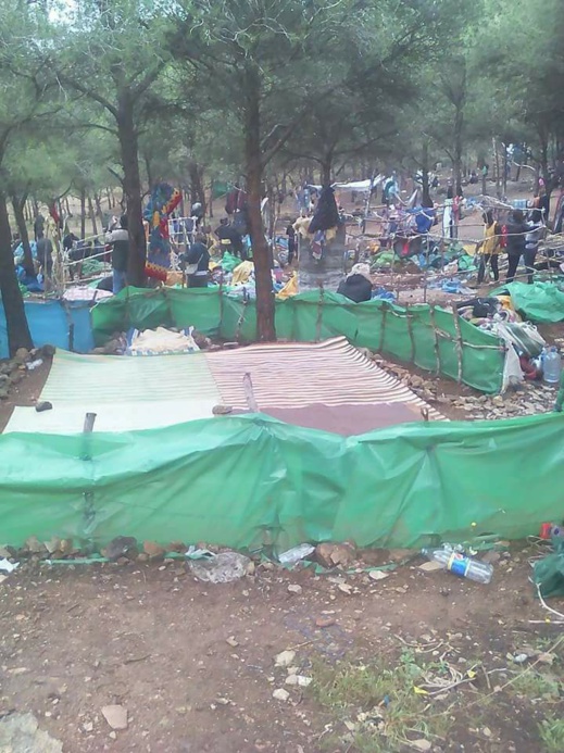في ثاني يوم من رمضان.. سلطات الناظور تقوم بإخلاء مخيم لمهاجرين من جنوب الصحراء