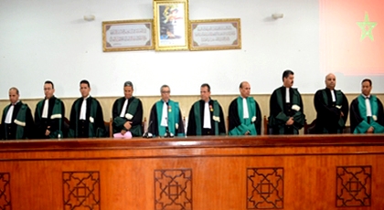 تنصيب الرئيس الأول لمحكمة الاستئناف ورئيس المحكمة الابتدائية بالحسيمة