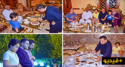  شاهدوا الرحموني يفتح باب منزله.. في رمضان قمت ببيع الحلويات وهكذا أقضي يومي بين العمل والعائلة 