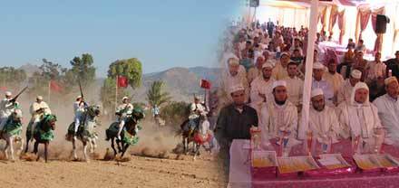 الزاوية القادرية تحيي موسمها الديني وفرسان عين الزهرة يبدعون في اختتام مهرجان الدريوش الزاوية القادرية تحيي موسمها الديني وفرسان عين الزهرة يبدعون في اختتام مهرجان الدريوش