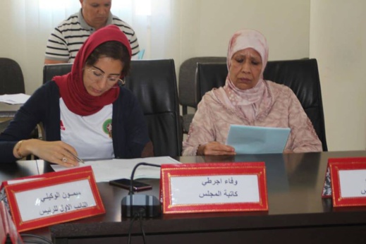 وفاء أجرطي عضوة مجلس الدريوش تحضر لدورة إستثنائية بقميص المنتخب وهكذا حلت لبلوكاج