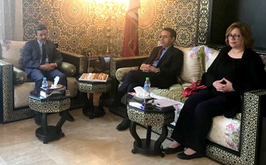 السفير القطري يستقبل برلماني الدريوش الطيب البقالي بمقر السفارة بالرباط وهذا ما دار بينهما