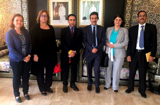 السفير القطري يستقبل برلماني الدريوش الطيب البقالي بمقر السفارة بالرباط وهذا ما دار بينهما