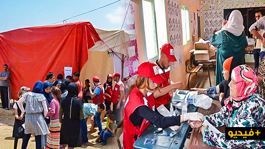 جمعية نحن معا لخدمة القرب والتنمية الاجتماعية بشراكة مع جمعية دار الكبداني تنظم قافلة طبية بمدرسة ايت عيسى جماعة تمسمان لاعمال الاجتماعية والتنمية
