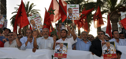 مسيرة حاشدة للجنة مساندة مصطفى سلمى ولد سيدي مولود بإقليمي الناظور والدريوش  مسيرة حاشدة للجنة مساندة مصطفى سلمى ولد سيدي مولود بإقليمي الناظور والدريوش