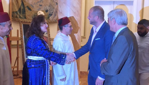 حفل إستقبال بهيج ببروكسيل إحتفالا بالذكرى 19 لعيد العرش المجيد حفل إستقبال بهيج ببروكسيل إحتفالا بالذكرى 19 لعيد العرش المجيد