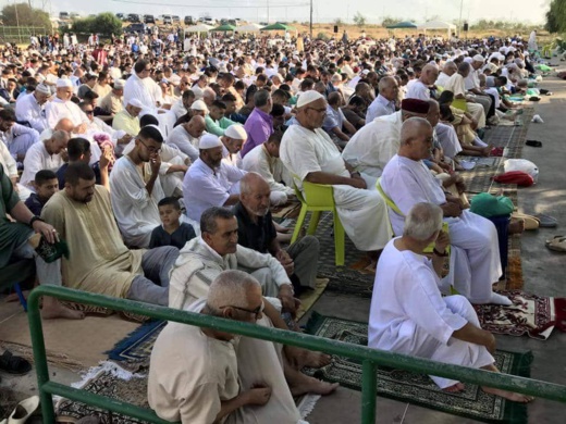 مسلمو مليلية المحتلة يؤدون صلاة عيد الأضحى في أجواء عائلية مسلمو مليلية المحتلة يؤدون صلاة عيد الأضحى في أجواء عائلية