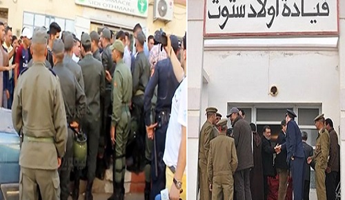 إغماءات وغضب عارم وسط سكان بـ"أولاد ستوت" بعد منعهم من دخول منازلهم لهذا السبب